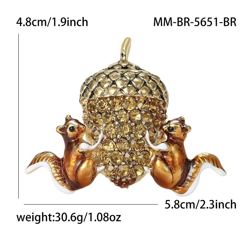 VQ Squirell Brooch